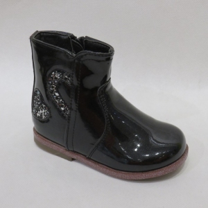 Botki dziewczęce jesienne (21-26) H137 BLACK