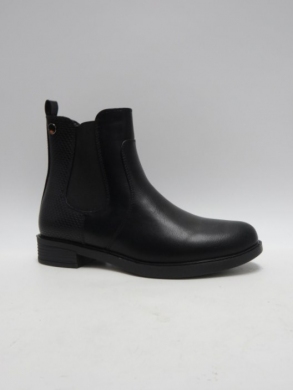 Botki damskie ocieplane na płaskim (36-41) MR-12 BLACK