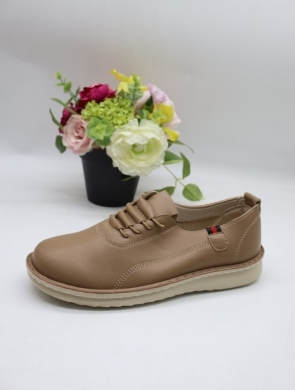 Półbuty damskie na płaskim (36-41) L705 KHAKI