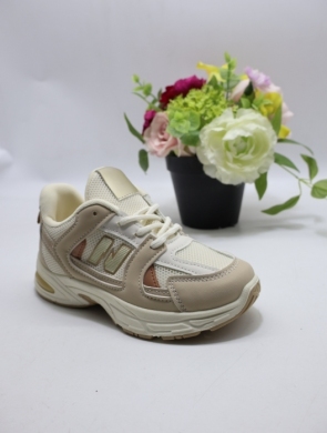 Buty sportowe dziewczęce (30-35) T1200 BEIGE