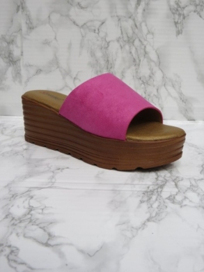 Klapki damskie na koturnie (36-41) YY35 PEACH