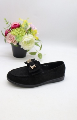 Mokasyny damskie na płaskim (36-41) N906 BLACK