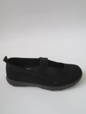 Tenisówki damskie na płaskim (36-41) D37-1 BLACK