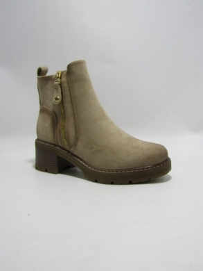 Botki damskie ocieplane na obcasie (36-41) SA3116-12 BEIGE