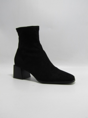 Botki damskie na obcasie (36-41) 9569A-1 BLACK