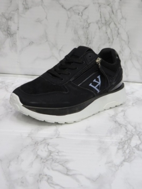 Buty sportowe damskie na płaskim (36-41) A01 BLACK