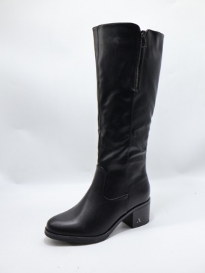 Kozaki damskie ocieplane na obcasie (36-41) H2026 BLACK