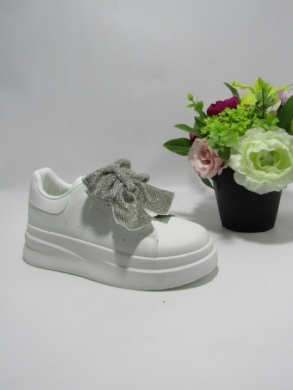 Buty sportowe damskie na płaskim (36-41) 9146 WHITE