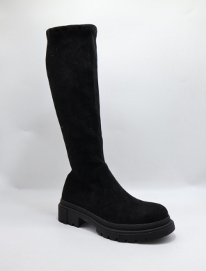 Kozaki damskie na płaskim (36-41) JW198 BL