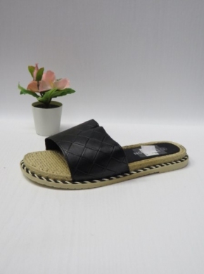 Klapki damskie na płaskim (36-41) RS-72 BLACK