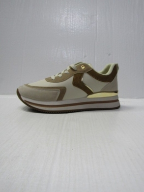 Buty sportowe damskie na płaskim (36-41) 9093 BEIGE