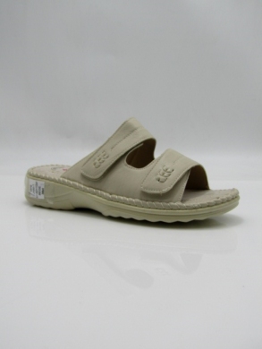 Klapki damskie na płaskim (37-42) J100-1 BEIGE