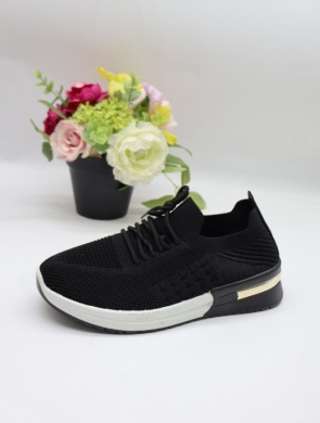 Buty sportowe damskie na płaskim (36-41) FM25 BLACK