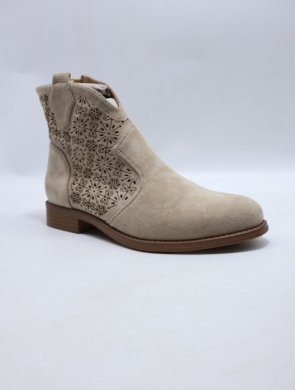 Botki damskie na płaskim (36-41) H192 BEIGE