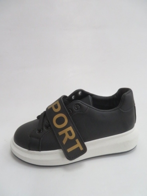 Buty sportowe damskie na płaskim (36-41) XHBD-27 BLACK