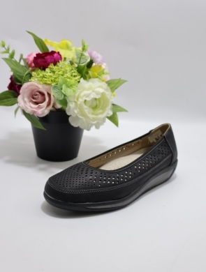 Półbuty damskie na płaskim (36-41) 1561 BLACK