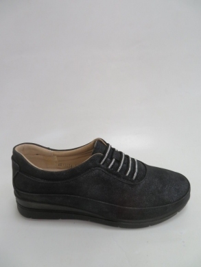 Półbuty damskie na płaskim (36-42) 3034-1 BLACK