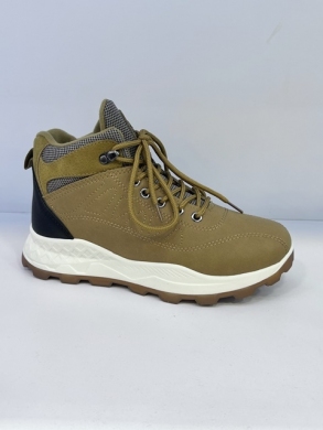 Botki damskie ocieplane na płaskim (36-41) F1005 CAMEL