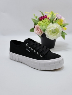 Trampki damskie na płaskim (36-41) 7SP726-LS BL/WHITE