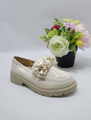 Mokasyny damskie na płaskim (36-41) W103 BEIGE