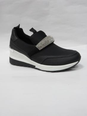 Buty sportowe damskie na koturnie (36-41) SX23 BLACK