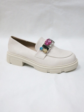Mokasyny damskie na płaskim (36-41) JH269 BEIGE