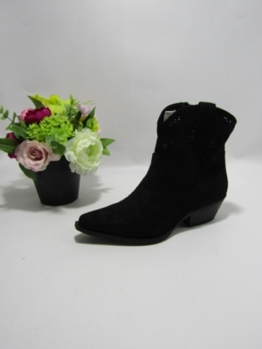 Botki damskie na obcasie (36-41) YL214 BLACK