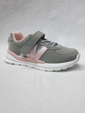 Buty sportowe dziewczęce (32-37) E179 GREY/PINK