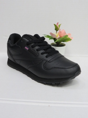 Buty sportowe damskie na płaskim (36-41) D88-2 BLACK