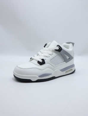 Buty sportowe młodzieżowe (36-41) D660-X WH/LGREY/BL