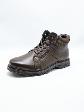 Botki męskie ocieplane (41-46) 9901-26 BROWN