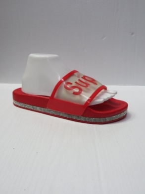 Klapki damskie na płaskim (36-41) FRS-20 RED