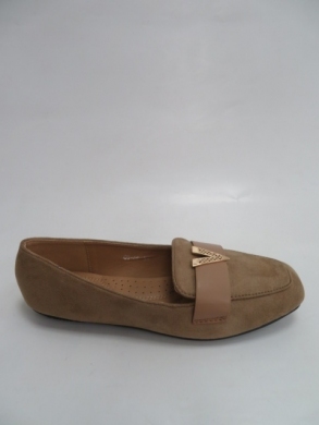 Mokasyny damskie na płaskim (36-41) GO-46 KHAKI
