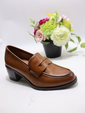 Półbuty damskie na obcasie (36-41) CHC366 CAMEL