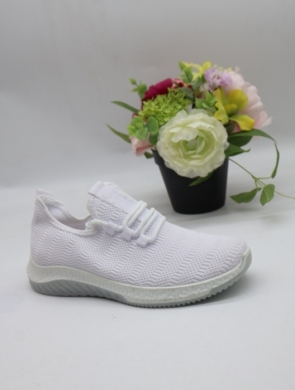 Buty sportowe damskie na płaskim (36-41) 0570 WHITE
