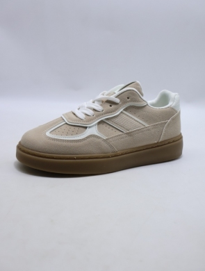 Buty sportowe damskie na płaskim (36-41) A017 BEIGE