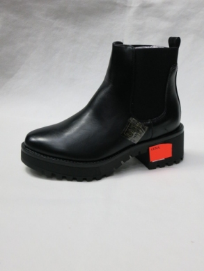 Botki damskie na płaskim (36-41) D-2N BLACK