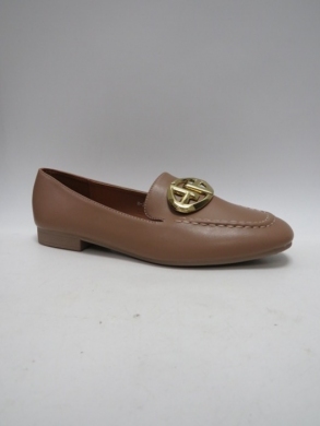 Mokasyny damskie na płaskim (36-41) W-235 KHAKI