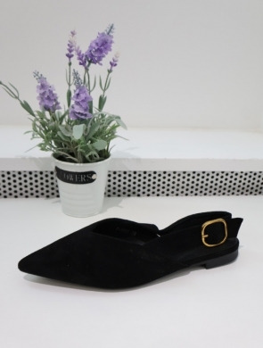 Sandały damskie na płaskim (36-41) P1502 BLACK