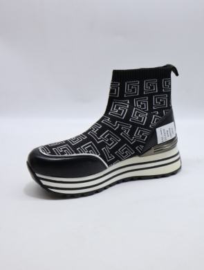 Botki damskie na płaskim (36-41) RQ2685 BLACK