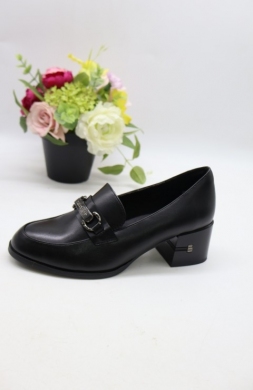 Mokasyny damskie na koturnie (36-41) YCC-162 BLACK
