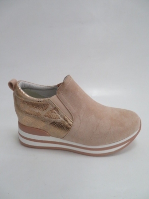 Botki damskie jesienne na koturnie (36-41) 8161-SP APRICOT