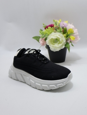Buty sportowe damskie na płaskim (36-41) UB06 BLACK