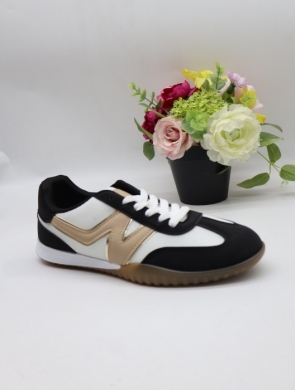 Buty sportowe damskie na płaskim (36-41) 99003 BLACK