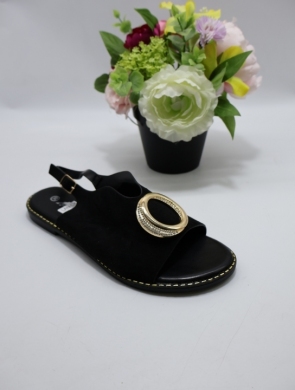 Sandały damskie na płaskim (36-41) 9301 BLACK