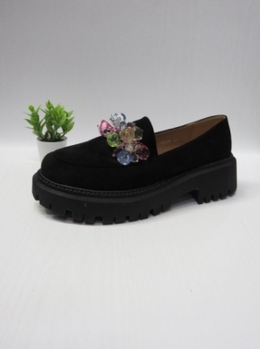 Mokasyny damskie na płaskim (36-41) JH283 BLACK