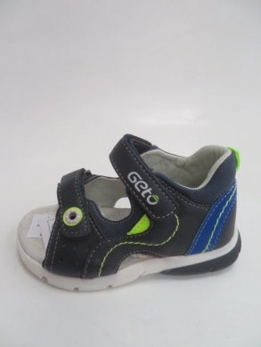 Sandały chłopięce (22-27) F639 NAVY/GREEN