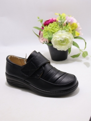 Półbuty damskie na płaskim (37-42) 6918 BLACK