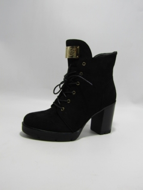 Botki damskie ocieplane na obcasie (36-41) HBL-102 BLACK