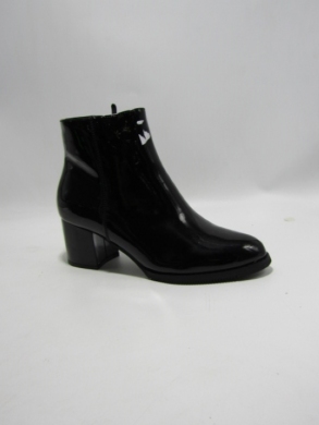 Botki damskie ocieplane na obcasie (36-41) 6074-1J BLACK
